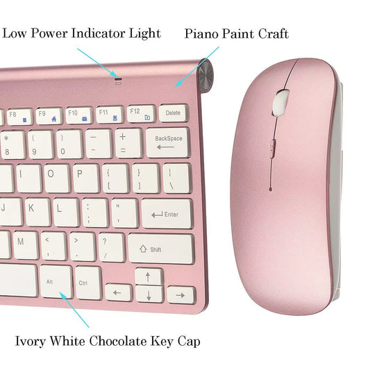 Teclado y Ratón Inalámbrico 2.4G Portátil - Combo Mini para Laptop, PC y Smart TV - Image 13