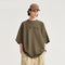 Camiseta Casual de Sarja Vintage com Bordado