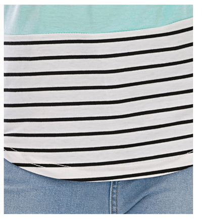 Encaje Rayado Estampado para Ropa de Maternidad - Image 5