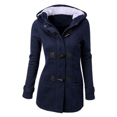 Abrigo Acolchado con Capucha para Mujer - Sudadera Térmica de Algodón - Image 8