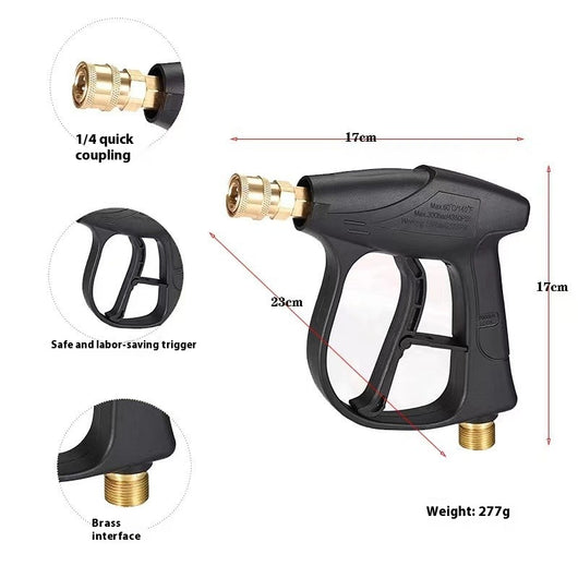 Pistola de Alta Presión para Lavado de Autos con Válvula de Aluminio - Image 3