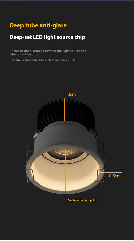 Lámpara de Techo Empotrada LED sin Marco para Sala de Estar - Image 16