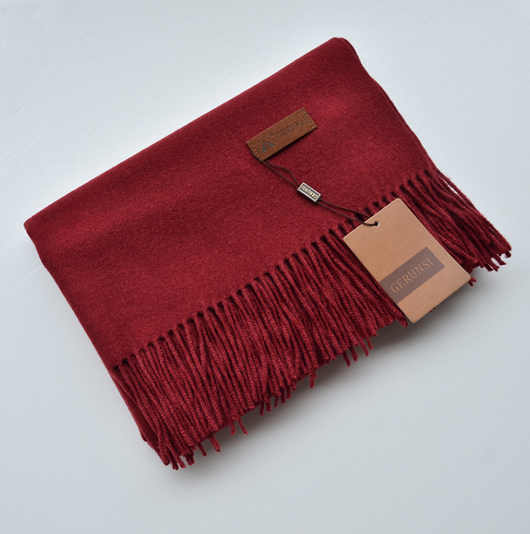 Bufanda de Cachemira Suave para Mujer - Colores Lisos y Cálidos - Image 11