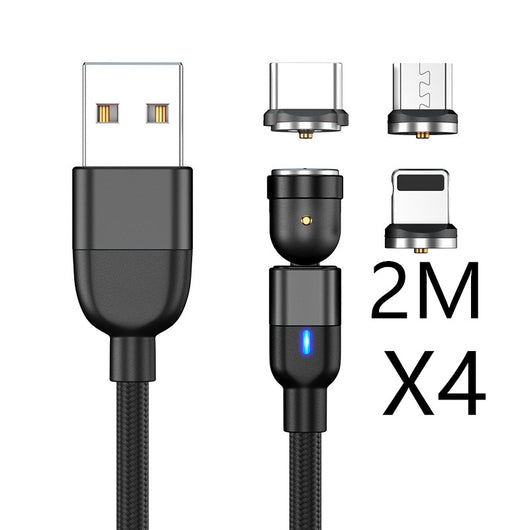 Cable de Carga Magnético 3 en 1 con Rotación 540° - Image 23