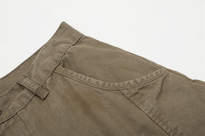 Pantalones Casuales Anchos Multibolsillos Estilo Moderno - Image 8