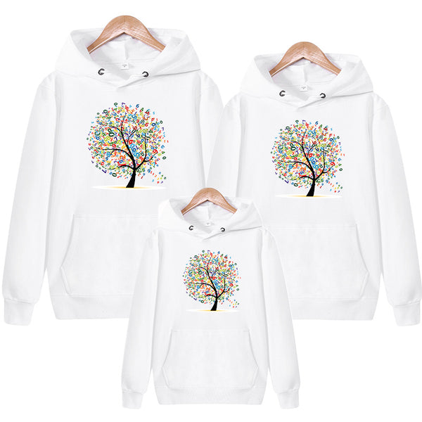 Sudadera con Capucha Familiar - Conjunto a Juego para Mamá, Papá e Hijo