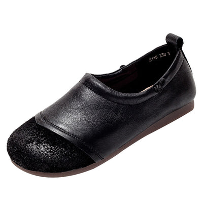 Zapatos Casuales de Cuero para Mujer con Suela Blanda Estilo Retro - Image 14
