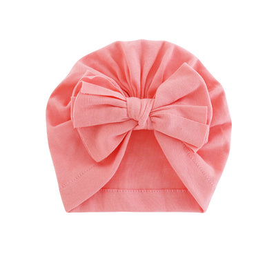 Turbante con Capucha y Moño - Gorro Elegante de Color Liso - Image 33