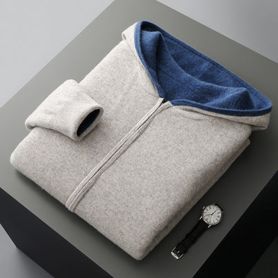 Chaqueta Tejida para Hombre con Bloques de Color - Image 11
