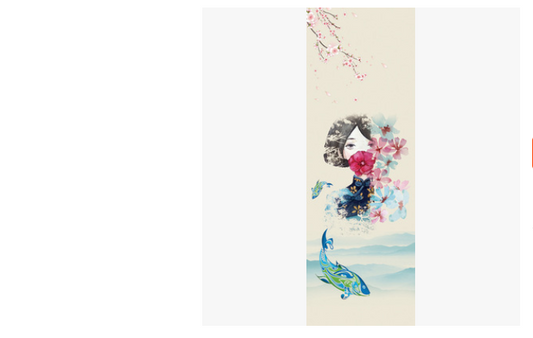 Tapete de Yoga Premium Ante Terciopelo Venado con Diseño Floral Antideslizante - Image 2
