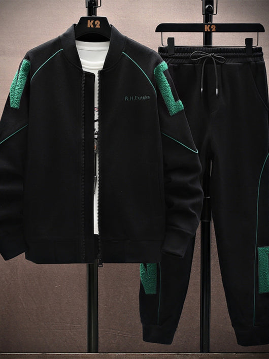 Conjunto Deportivo Universitario con Bordados - Pantalón y Uniforme de Primavera - Image 8