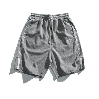 Shorts Sueltos Cuadriculados Beige Estilo Japonés - Cómodos y Versátiles