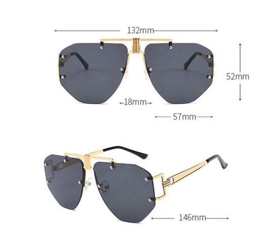 Gafas de Sol Sin Marco Polygon - Image 2