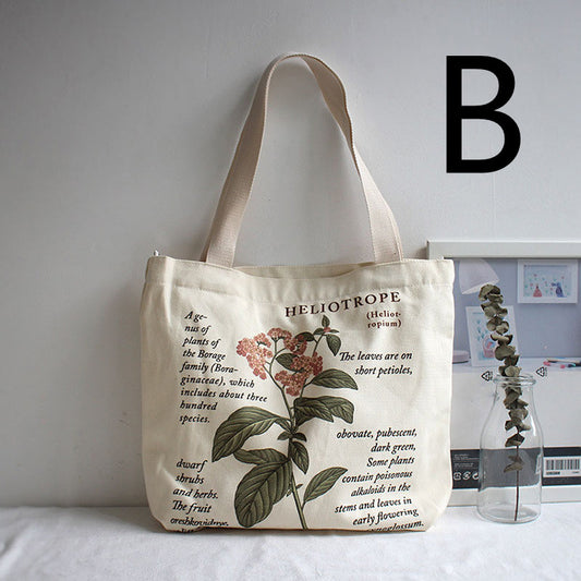 Bolso Mensajero Daisy Estampado - Capacidad Grande con Diseño Literario - Image 2