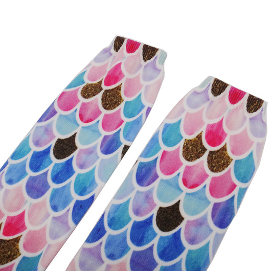 Calcetines Personalizados con Patrón de Escamas de Pez - Image 15