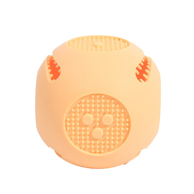 Pet Dog Toy Ball Cat Toy Outdoor Bite-resistant Puzzle Anti-choking Molar Cleaning Food-grade Silicone Leaking Food Ball - Image 3