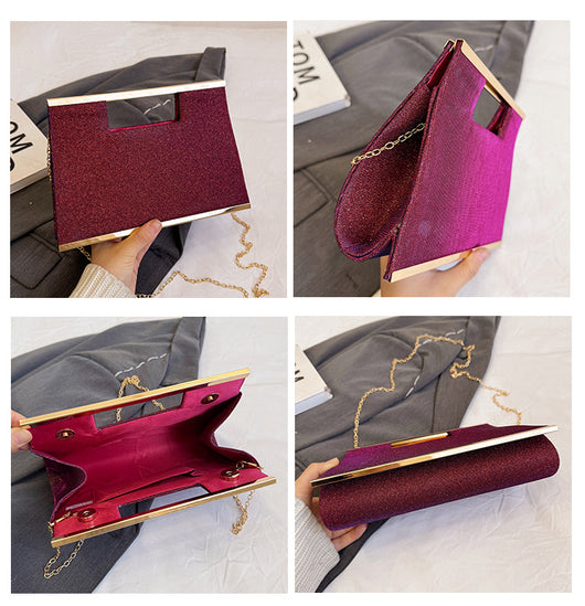 Bolso Mensajero Brillante para Mujer con Asa de Mano - Image 11