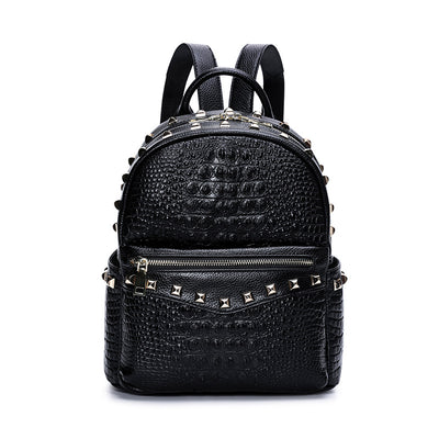 Mochila de Cuero Suave Versátil para Cualquier Ocasión - Image 7
