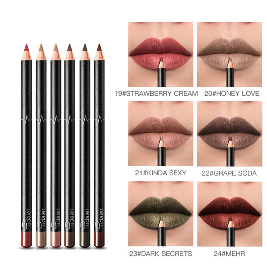 Delineador de Labios 36 Colores Resistente al Agua - Tonos Desnudos - Image 5