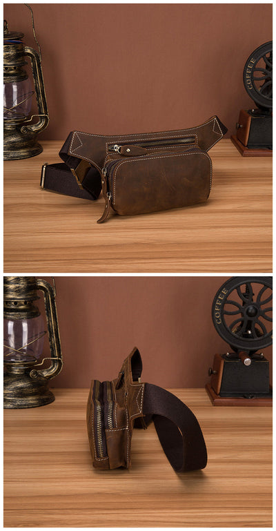 Riñonera Deportiva de Cuero Genuino para Hombre - Image 9