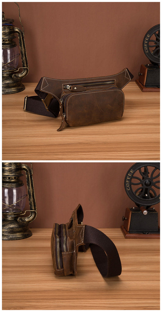 Riñonera Deportiva de Cuero Genuino para Hombre - Image 9