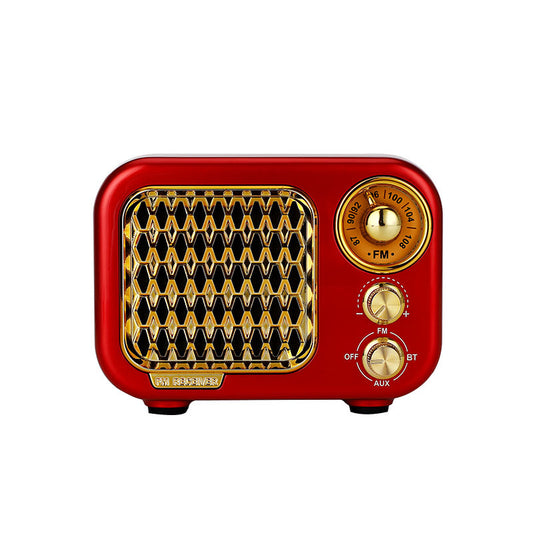 Parlante Bluetooth Retro Portátil Compacto - Image 2