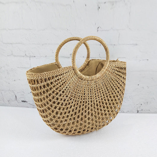 Bolsa de Playa Semicircular Multiuso - Estilo Verano Todo Terreno
