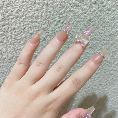 Uñas Postizas Decoradas - Diseño Princesa Mariposa Premium - Image 6