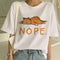 Playera Pareja a Juego con Estampado Divertido de Gatos - Unisex Manga Corta Tendencia