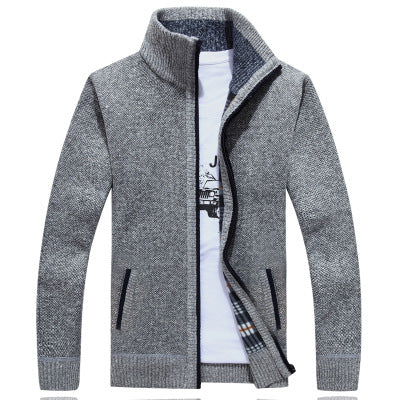 Cardigan de Cuello Alto para Hombre - Suéter Elegante y Versátil - Image 9