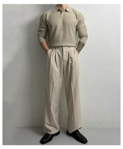 Suéter Ejecutivo Slim Fit Estilo Británico para Hombre - Image 13