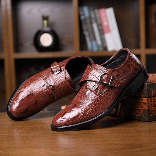 Zapatos de Cuero Casual con Hebilla - Estilo Ejecutivo - Image 10