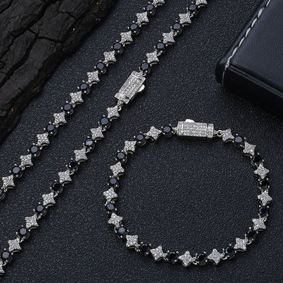 Pulsera de Tenis para Hombre con Circones Estrella de 6mm - Image 23