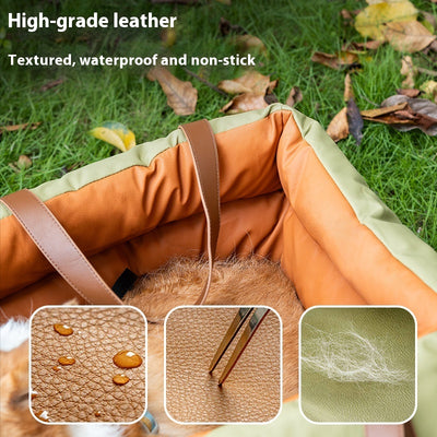 Asiento de Seguridad Portátil para Mascotas con Funda Extraíble Lavable - Image 9