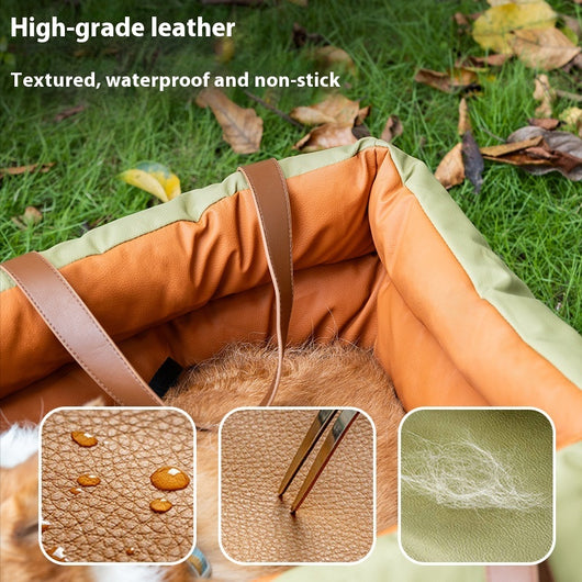 Asiento de Seguridad Portátil para Mascotas con Funda Extraíble Lavable - Image 9