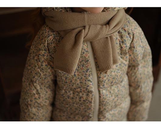Abrigo Infantil Floral Acolchado para Invierno - Image 13