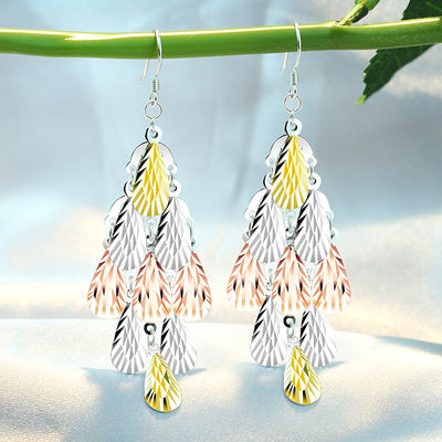 Aretes de Plata Esterlina con Borlas - Diseño Lujo Ligero Temperamento Elegante - Image 3
