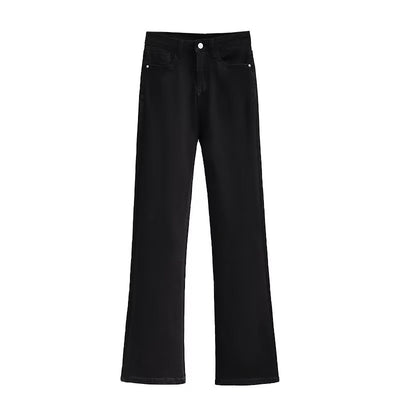 Jeans Acampanados Retro Cintura Alta Efecto Esbeltez para Mujer - Image 27