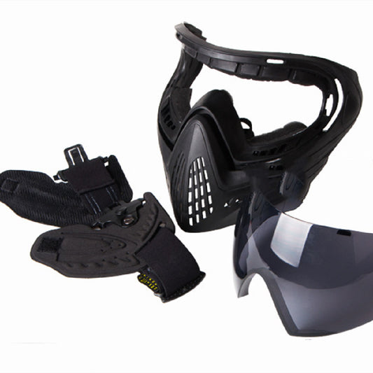 Máscara Táctica Paintball de Capa Simple con Protección Antipolvo