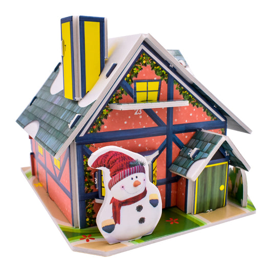 Maqueta 3D Casa Navideña para Armar - Image 2