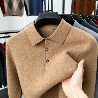 Polo Cuello Vuelto de Punto Manga Larga para Hombre - Image 28