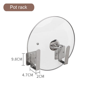 Escurridor de Platos y Ollas de Pared Sin Perforación en Acero Inoxidable - Image 8
