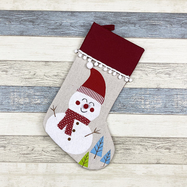 Calcetines Navideños Infantiles con Adornos para Árbol de Navidad