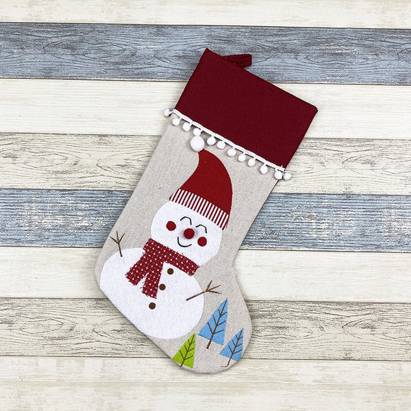 Calcetines Navideños Infantiles con Adornos para Árbol de Navidad