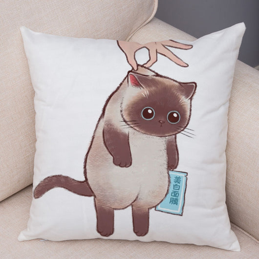 Funda de Almohada de Lino con Estampado Moderno para Sofá y Coche - Image 7