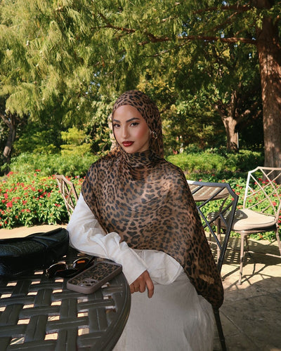 Pañuelo Hijab de Satén Estampado - Image 59