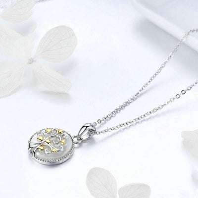 Collar de Plata Esterlina con Baño de Oro - Diseño Ovalado para Mujer - Image 7