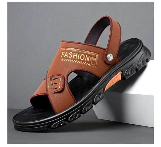 Sandalias de Playa para Hombre en Cuero Vacuno con Suela Suave - Image 9