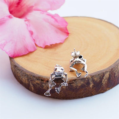 Aretes Divertidos de Rana para Mujer y Niña, Joyería de Animal - Image 11