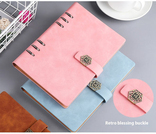 Cuaderno A5 Profesional con Hojas Removibles para Negocios y Reuniones - Image 22